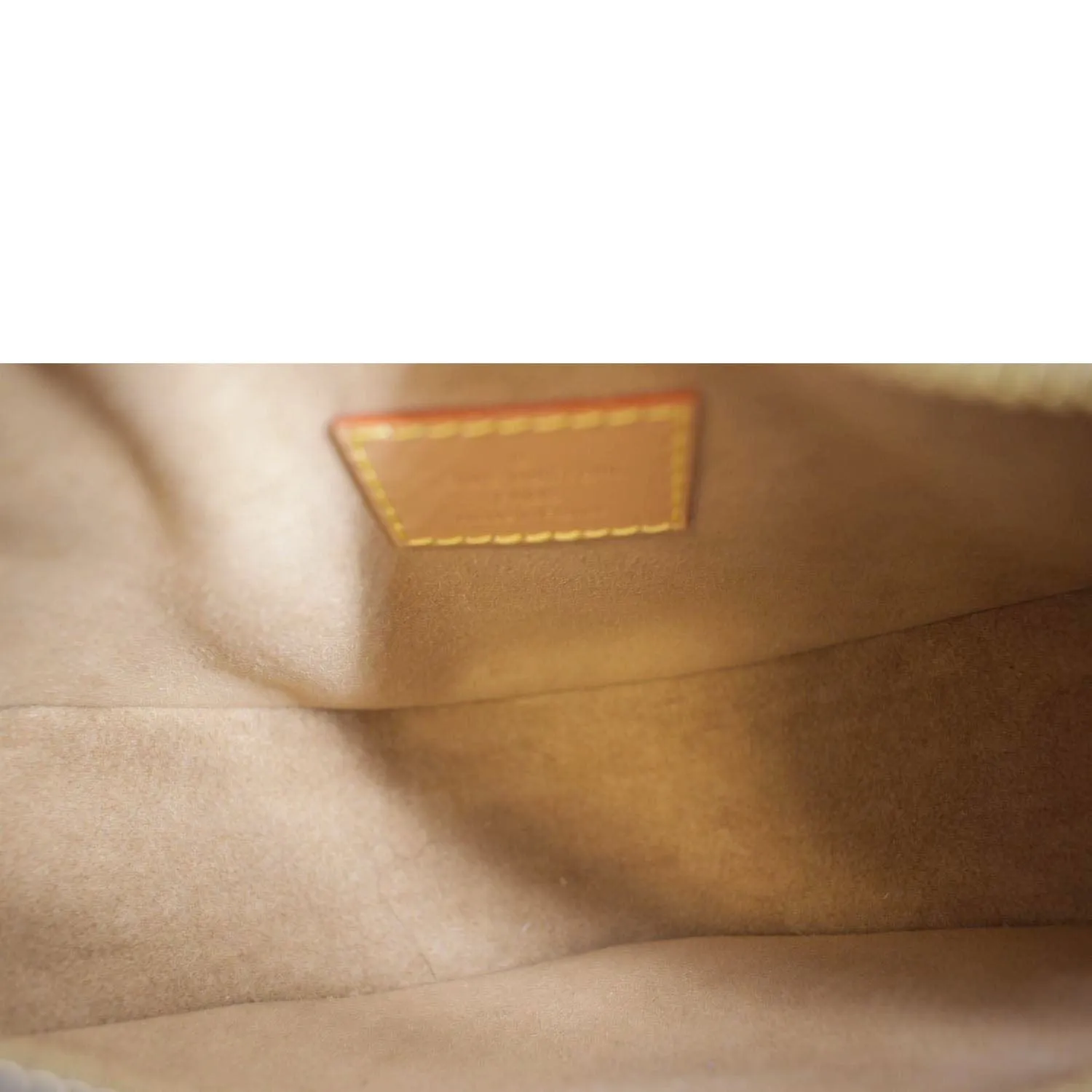 LOUIS VUITTON Loop Monogram Canvas Baguette Bag Brown