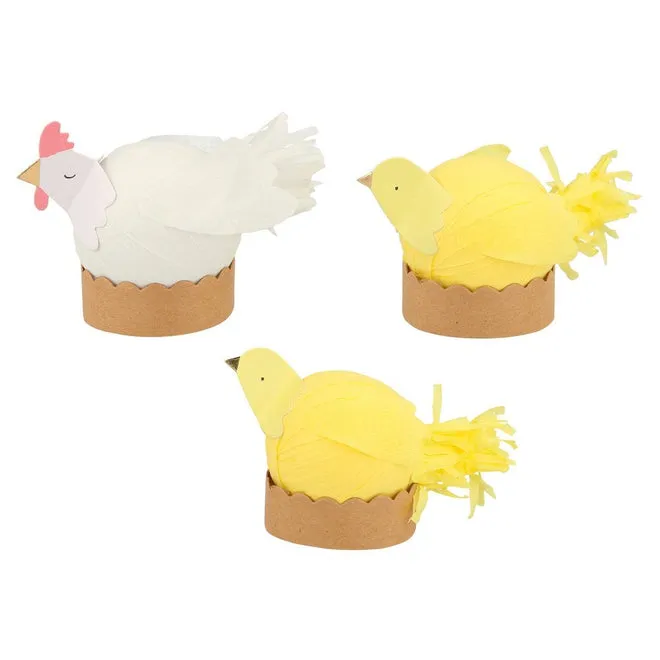 Meri Meri Hen & Chicks Surprise Balls (Set of 3)
