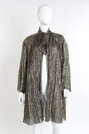Metallic Crinkled Duster