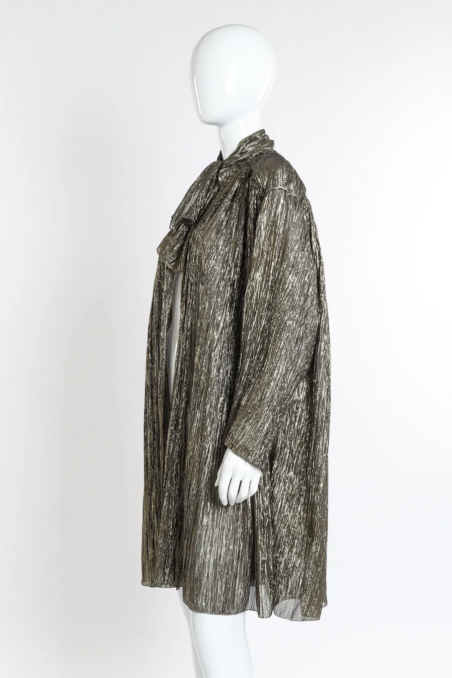 Metallic Crinkled Duster