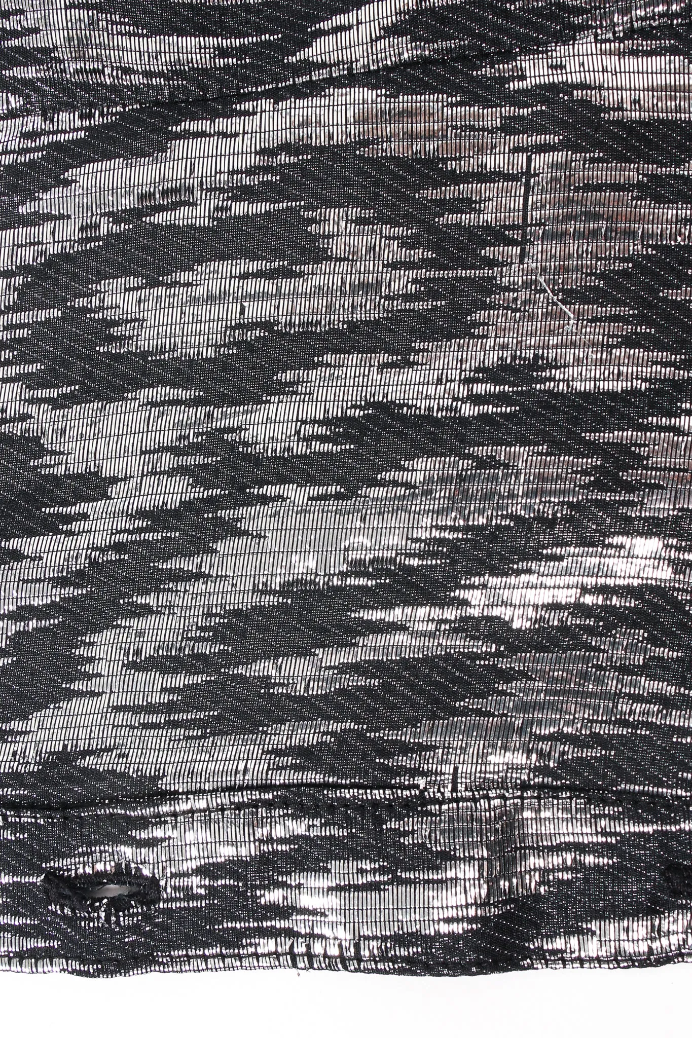 Metallic Ikat Swirl Blouse