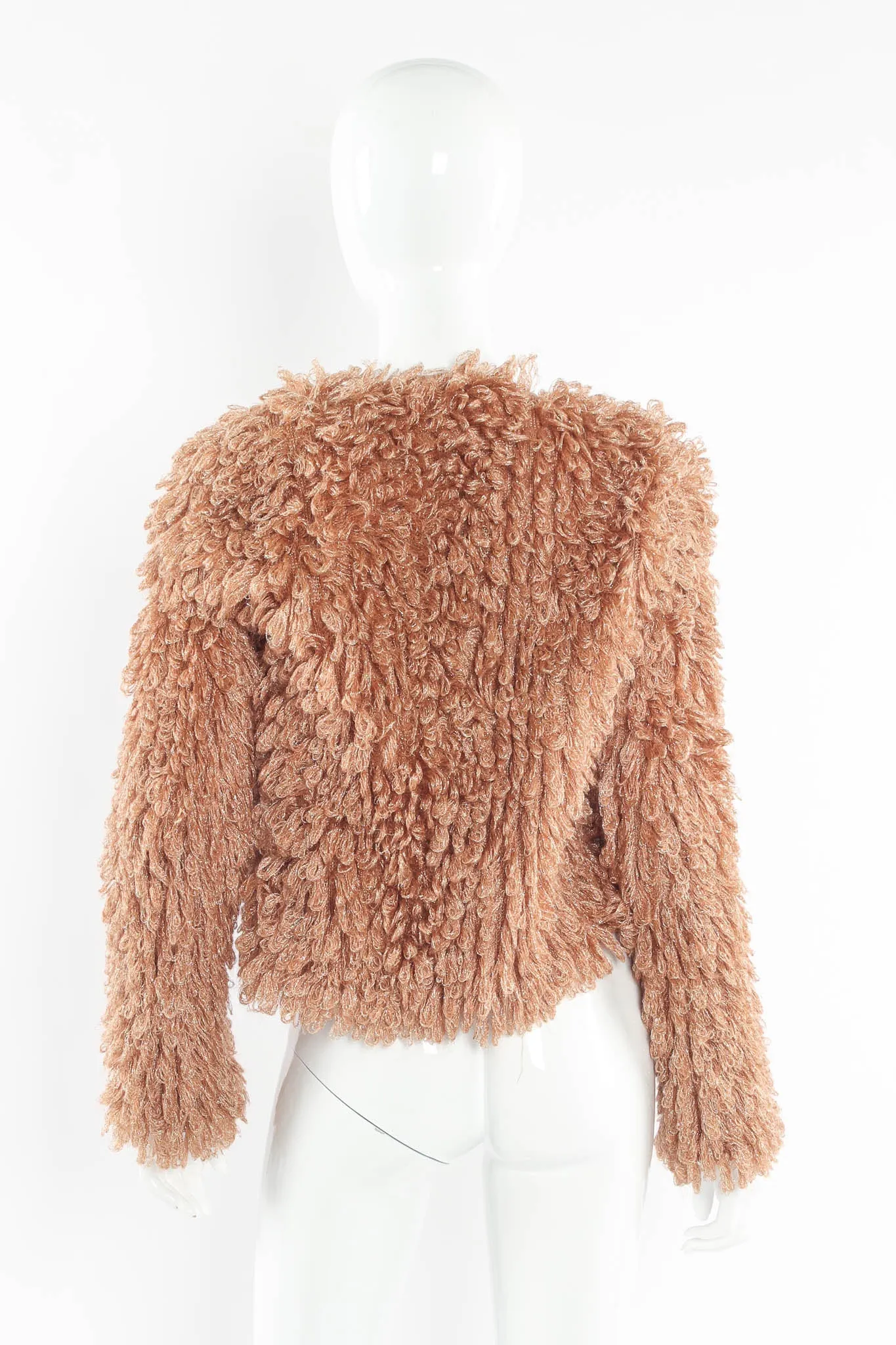 Metallic Looped Yarn Jacket