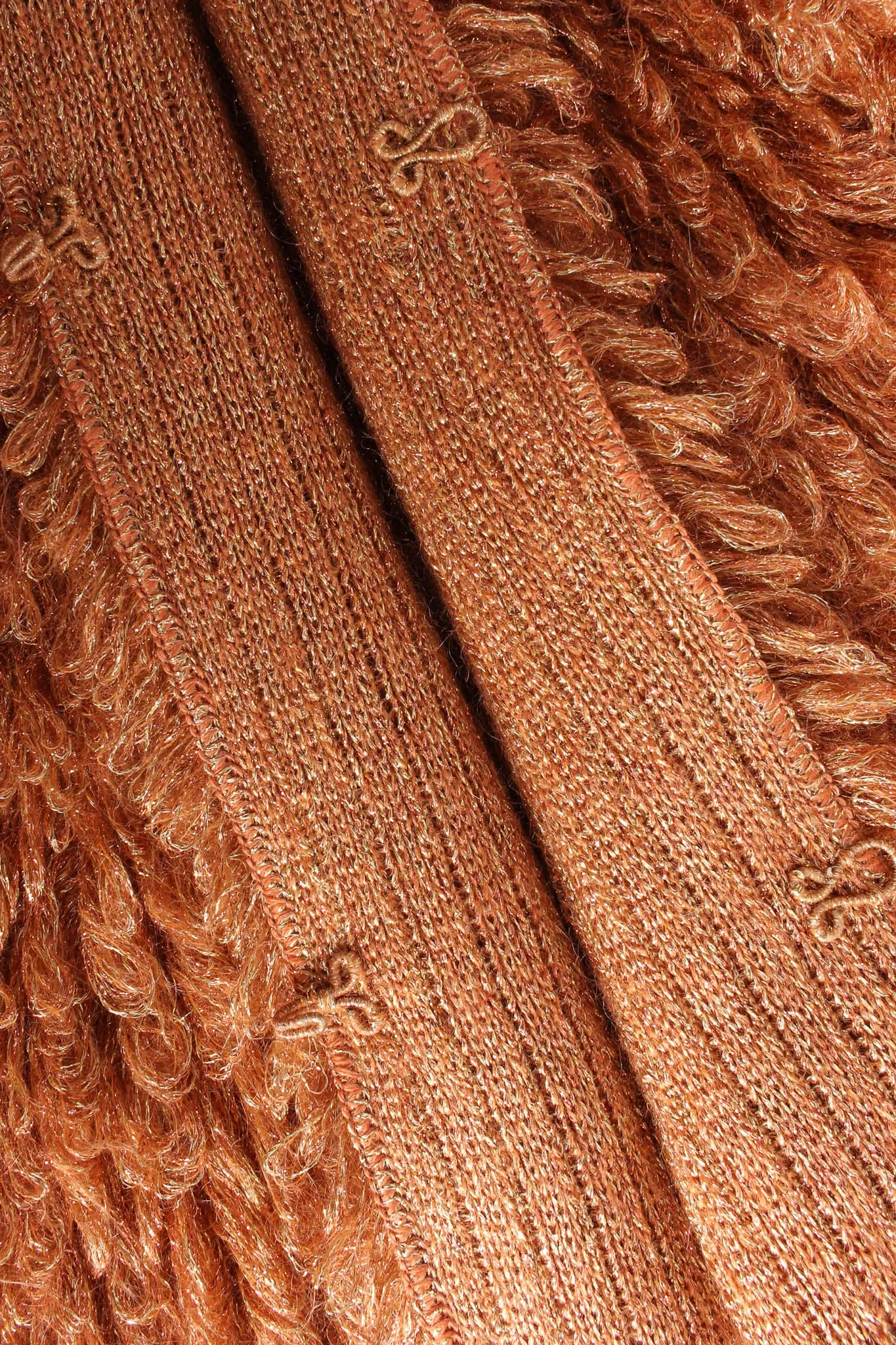Metallic Looped Yarn Jacket
