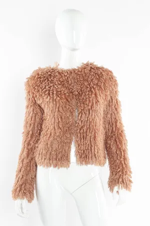 Metallic Looped Yarn Jacket