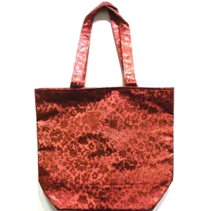 Metallic Tote Bag - Bronze