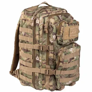 Mil-Tec MOLLE Assault Pack 36L Woodland Arid