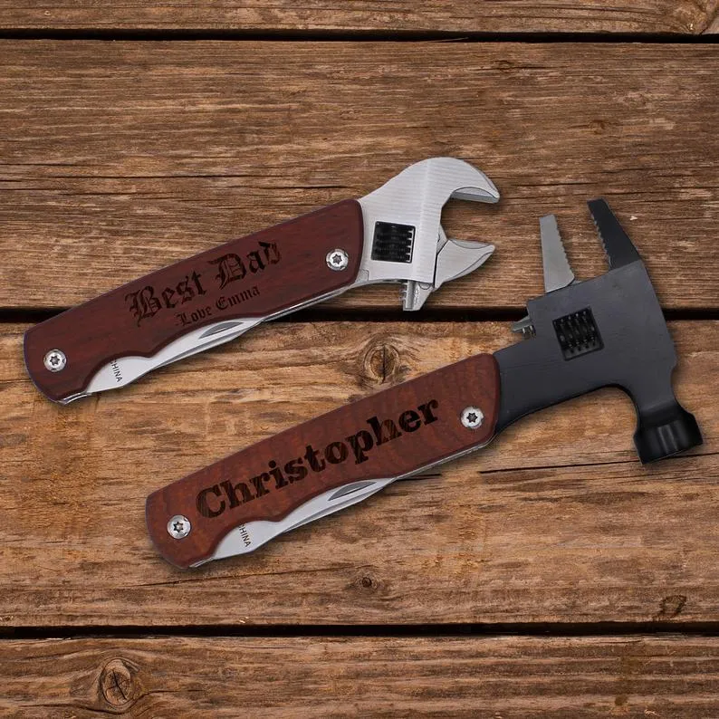 Multi-Tool with Wood Handle/Bag