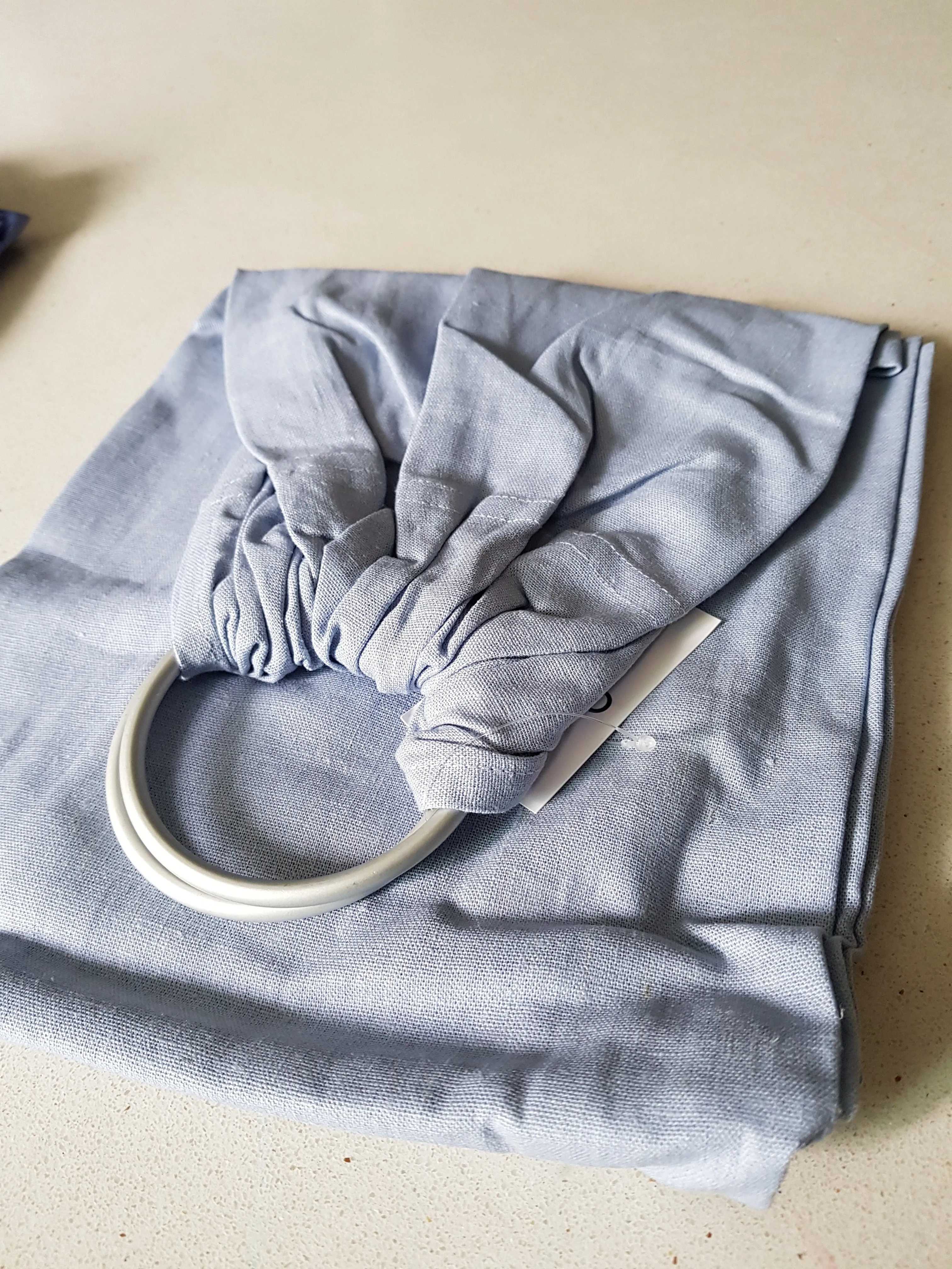 Okrosh Ring Slings (soft linen and viscose fabric)(Black, coffee, yellow)