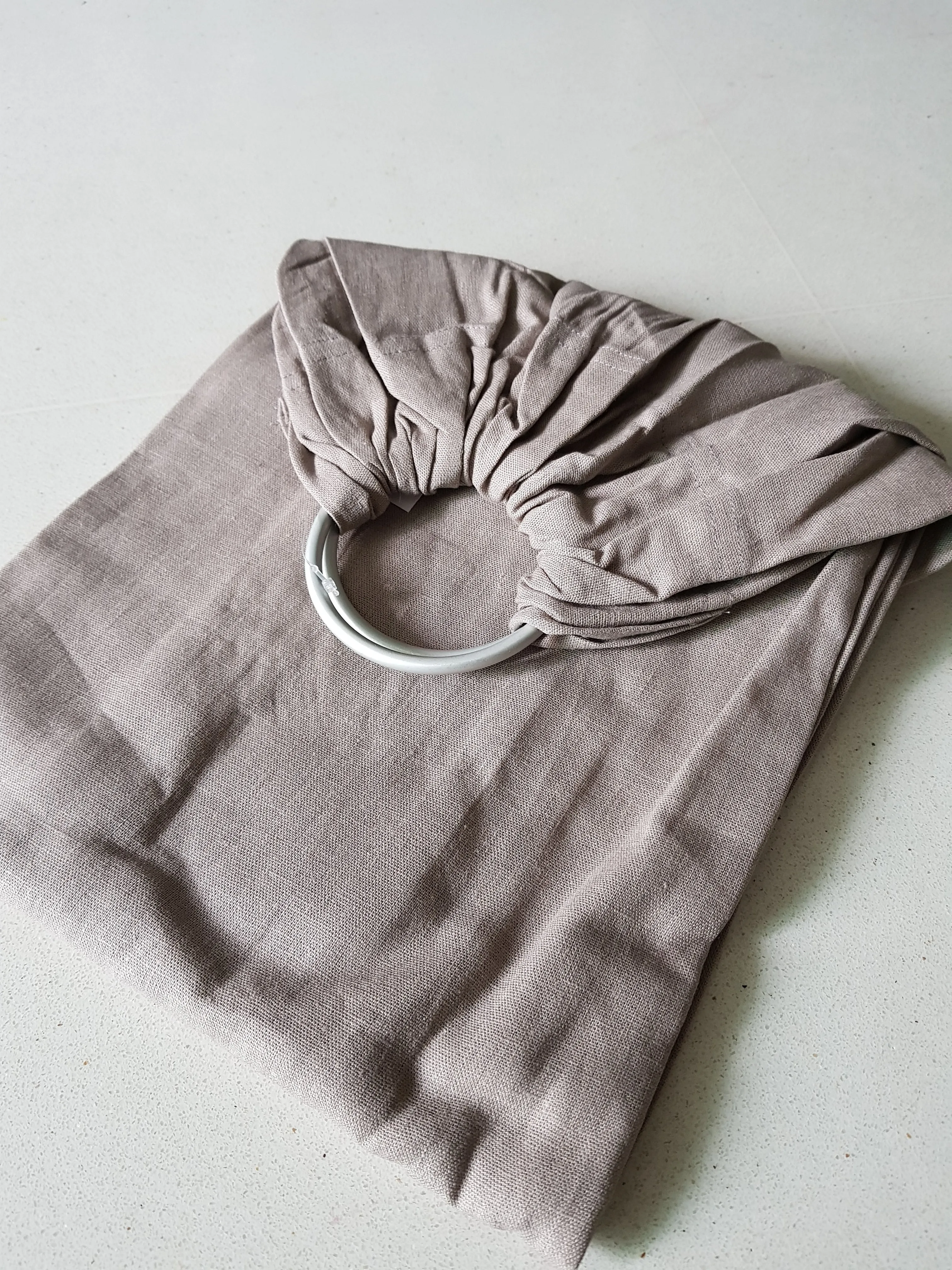 Okrosh Ring Slings (soft linen and viscose fabric)(Black, coffee, yellow)