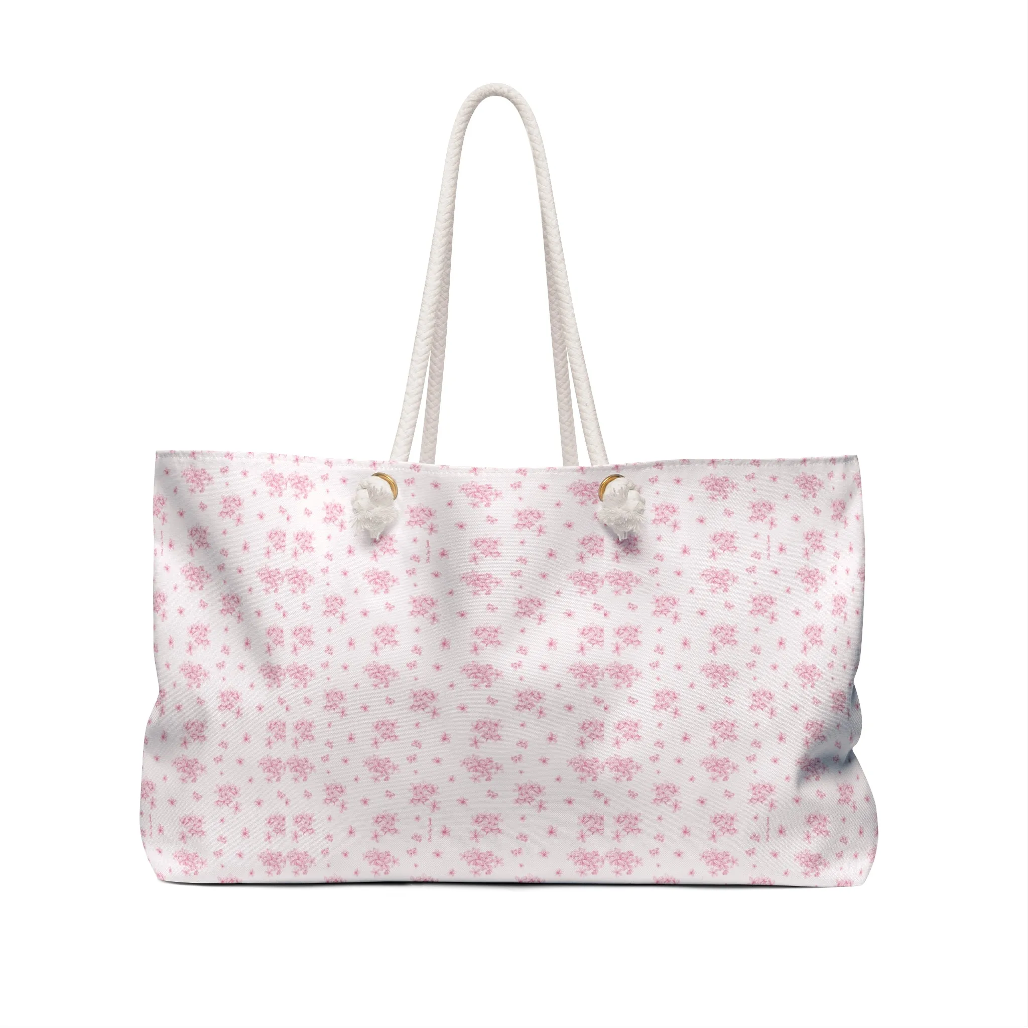 Pink Bloom Weekender Tote Bag