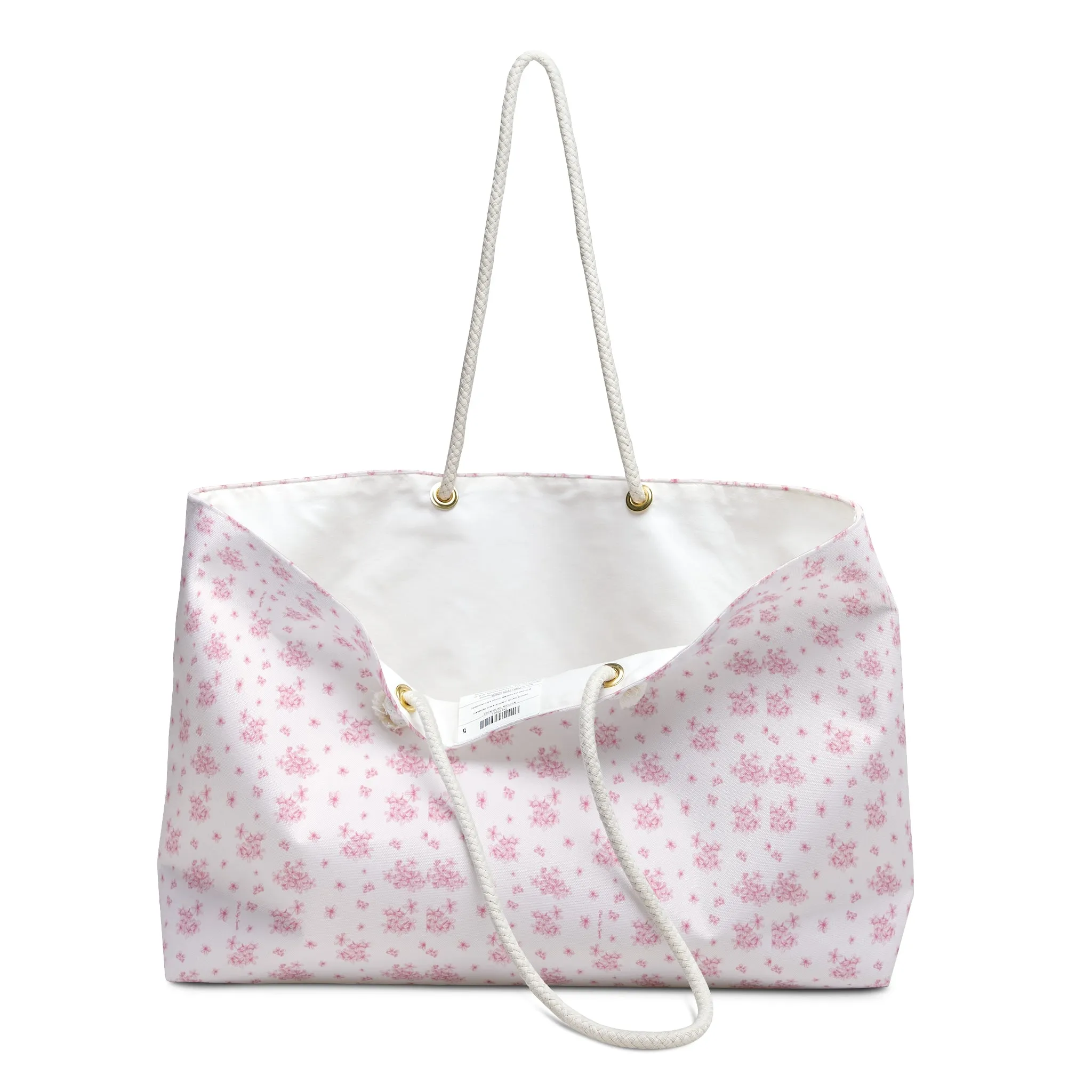 Pink Bloom Weekender Tote Bag