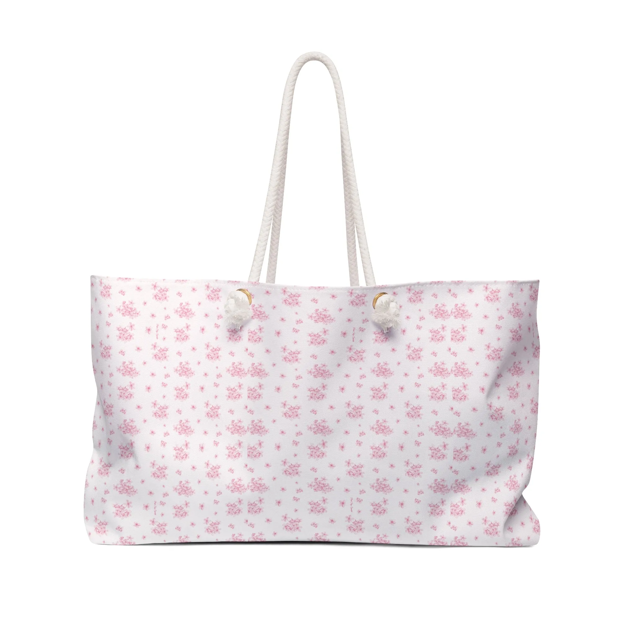 Pink Bloom Weekender Tote Bag