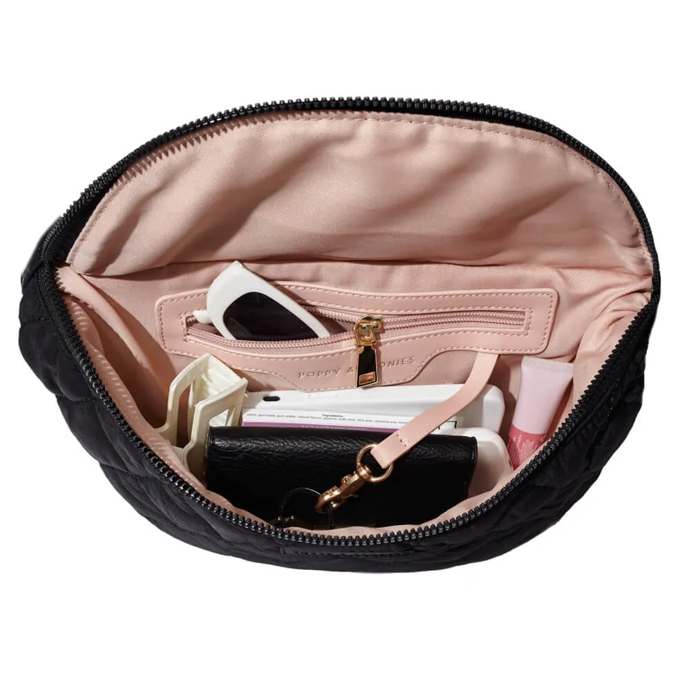 Quilted Large Sidekick Black