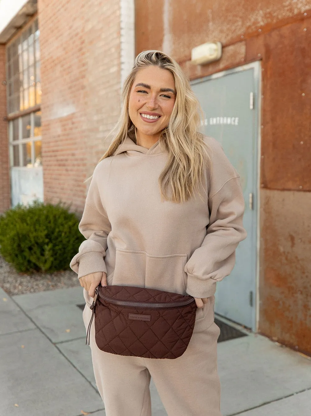 Quilted Large Sidekick Espresso