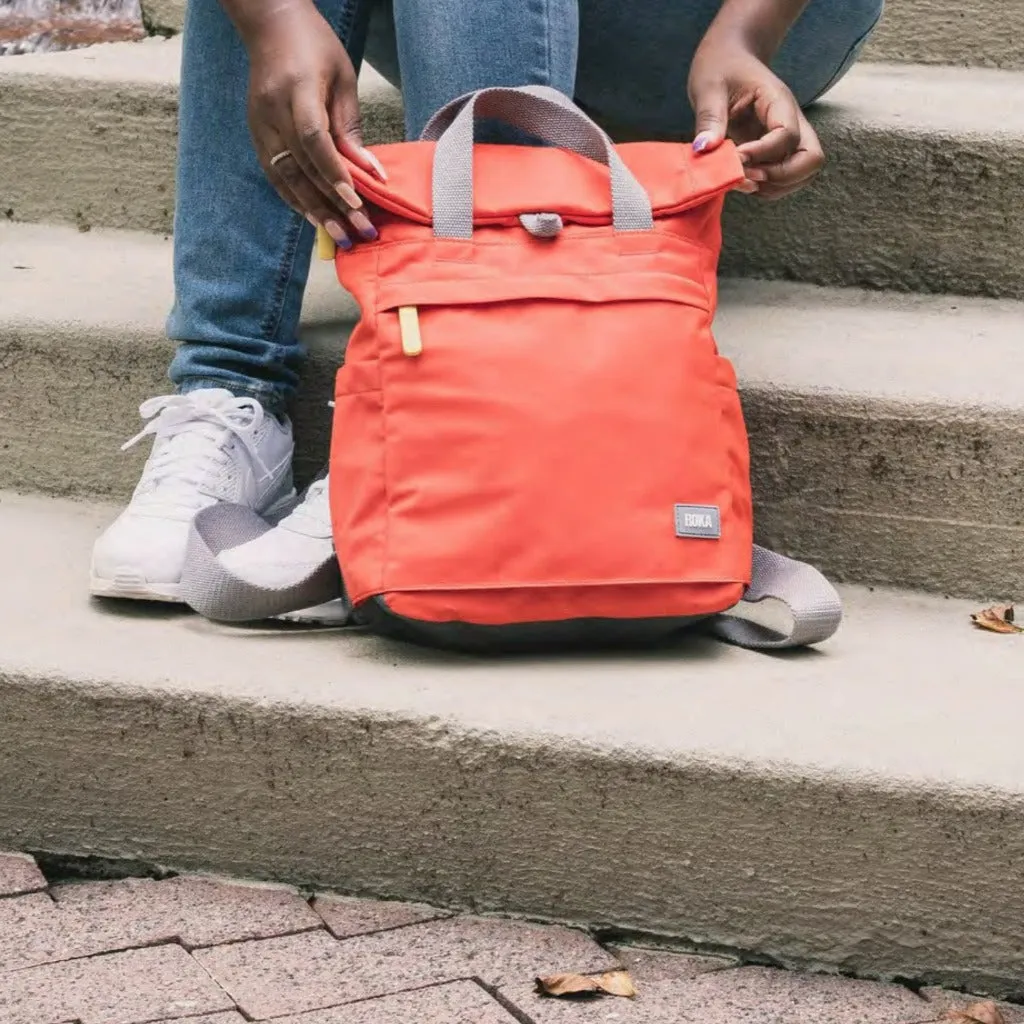 Roka Finchley A Recycled Canvas Small Backpacks