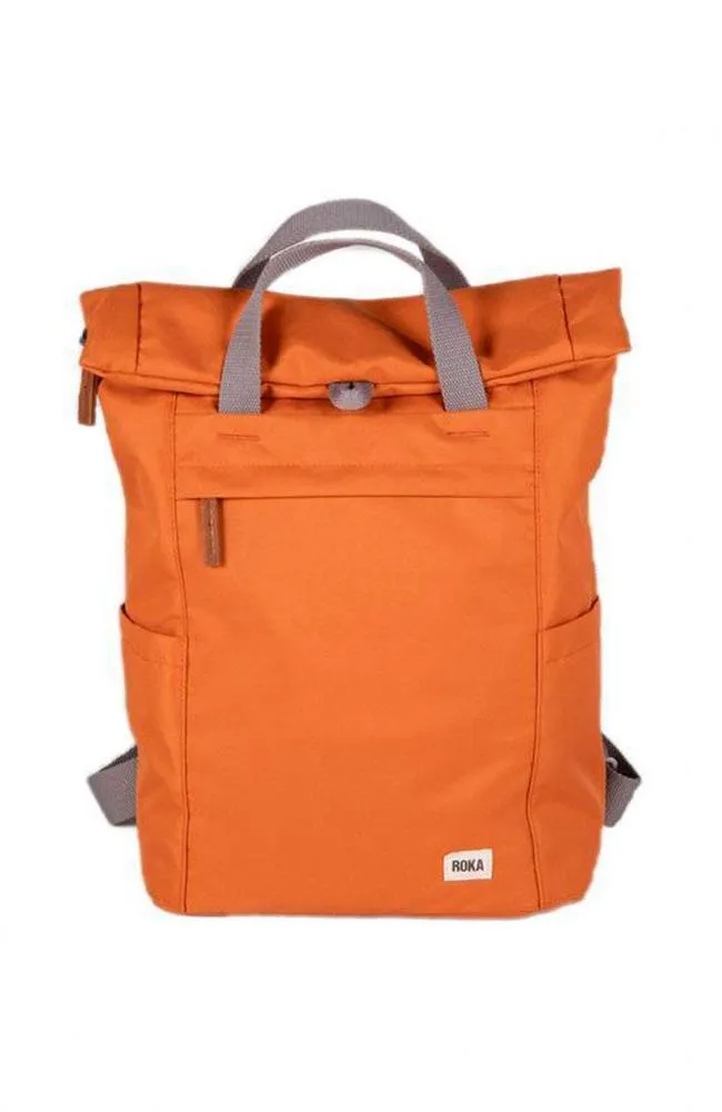 Roka Finchley A Recycled Canvas Small Backpacks