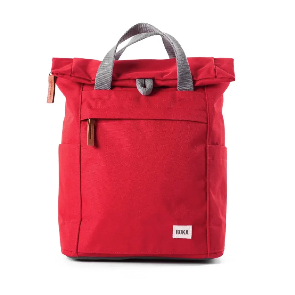 Roka Finchley A Recycled Canvas Small Backpacks