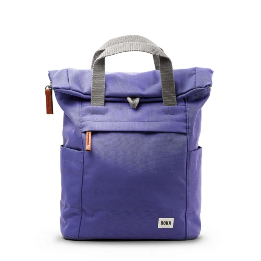 Roka Finchley A Recycled Canvas Small Backpacks