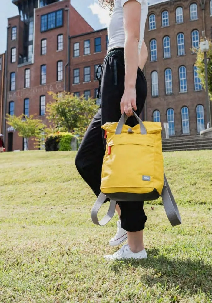 Roka Finchley A Recycled Canvas Small Backpacks