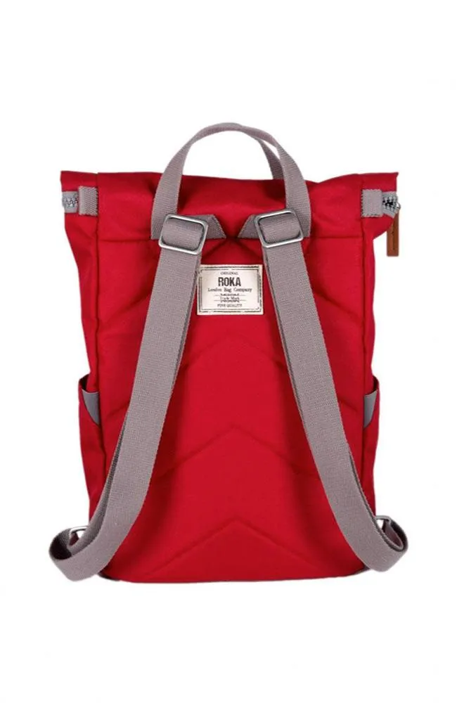 Roka Finchley A Recycled Canvas Small Backpacks