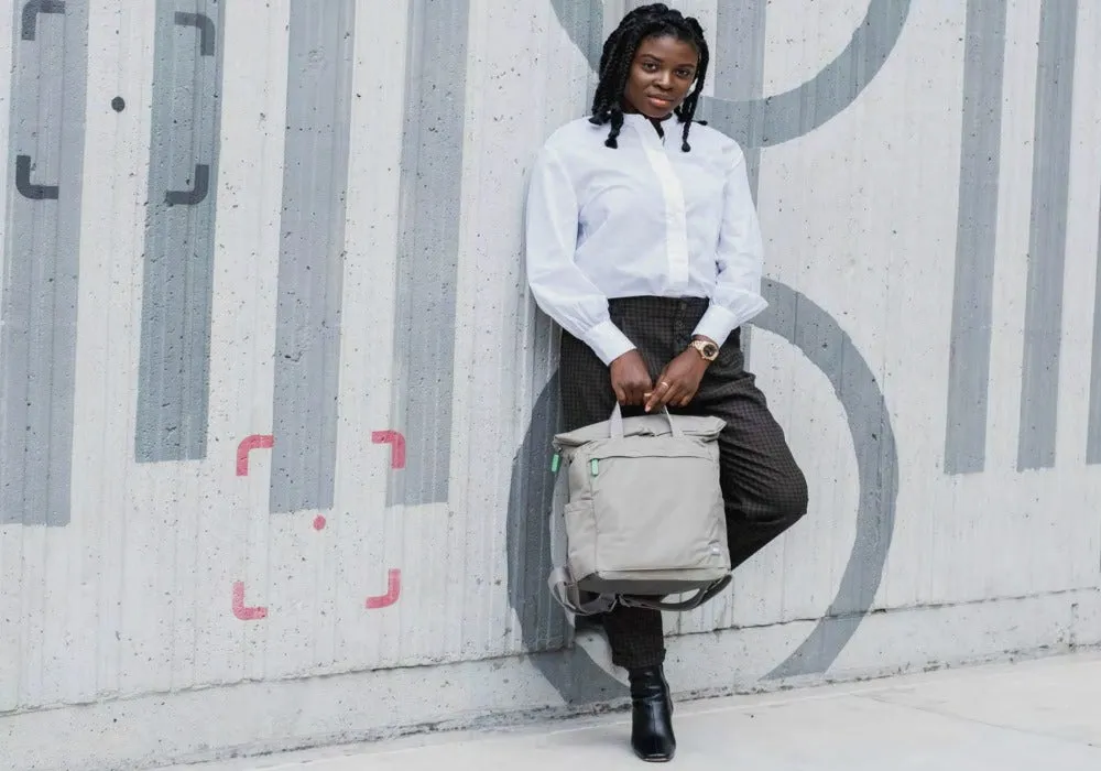 Roka Finchley A Recycled Canvas Small Backpacks