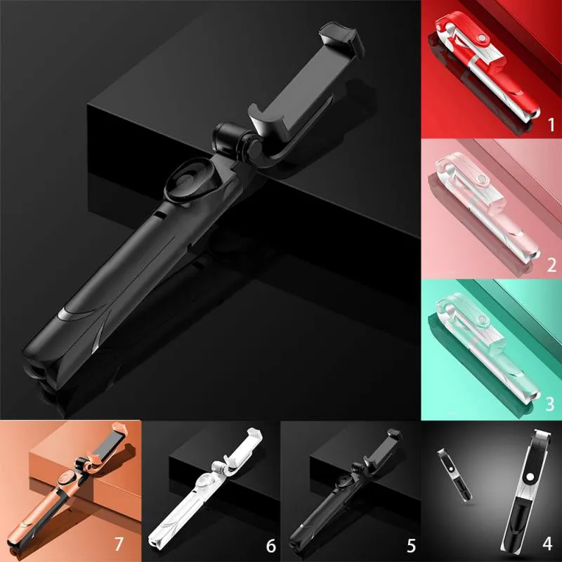 Selfie Stick with Tripod and Phone Holder Remote Controller Set for Smartphones Black and White