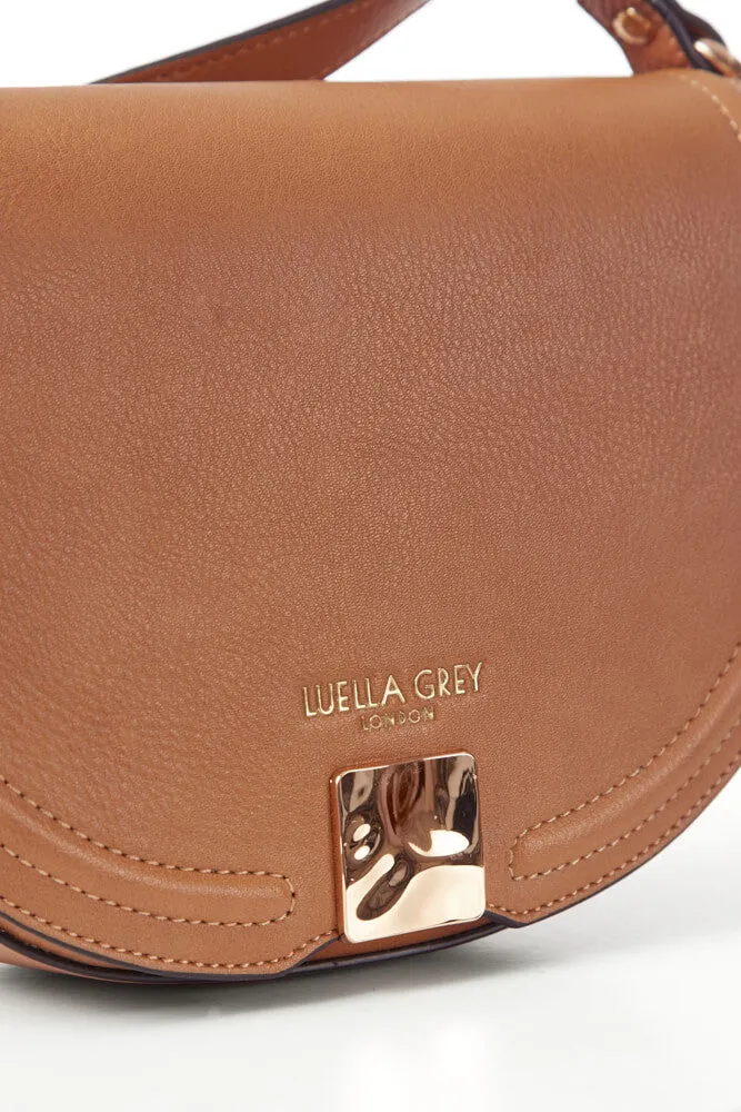 Tara Camel Saddle Crossbody