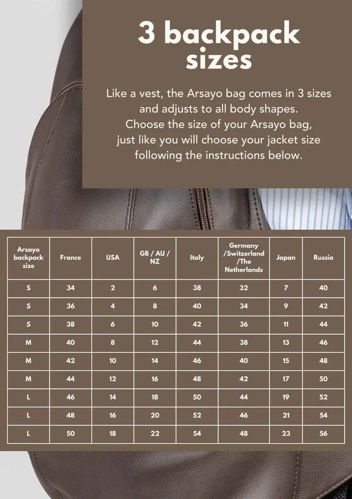 The Original Vegan Leather Backpack | Rust