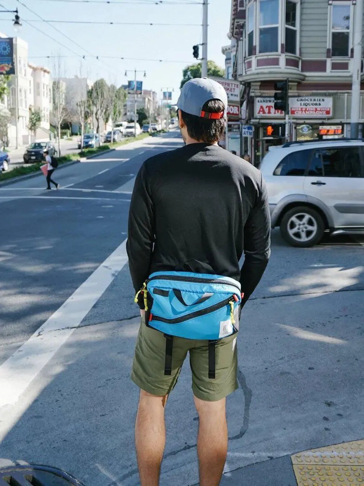 Topo Designs Quick Pack Red Black Ripstop