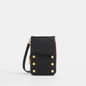 VIP Mobile | Black/Brushed Gold Red Zip