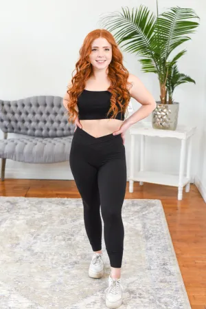 Wear Everywhere Crossover V-Waist Leggings
