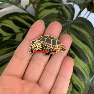 Western Painted Turtle Enamel Pin - 25% To Charity! - (***RETIRED***)