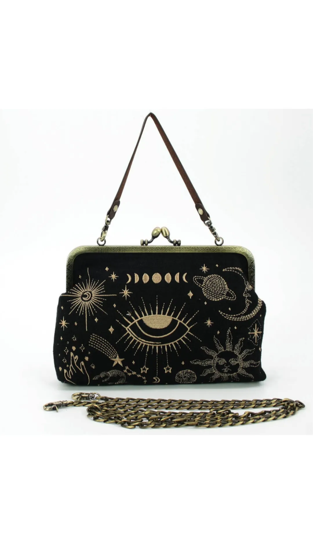 Whimsigothic Lock Bag Purse