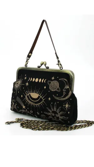 Whimsigothic Lock Bag Purse
