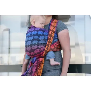Yaro Elephants Marbella Grad Black Woven Wrap