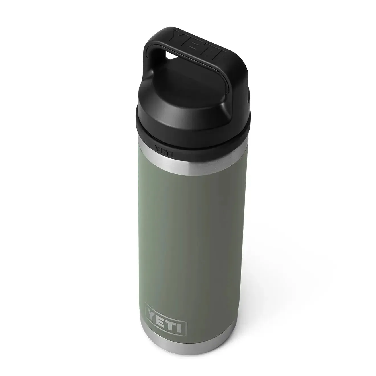 Yeti Rambler 18oz Bottle Chug Camp Green